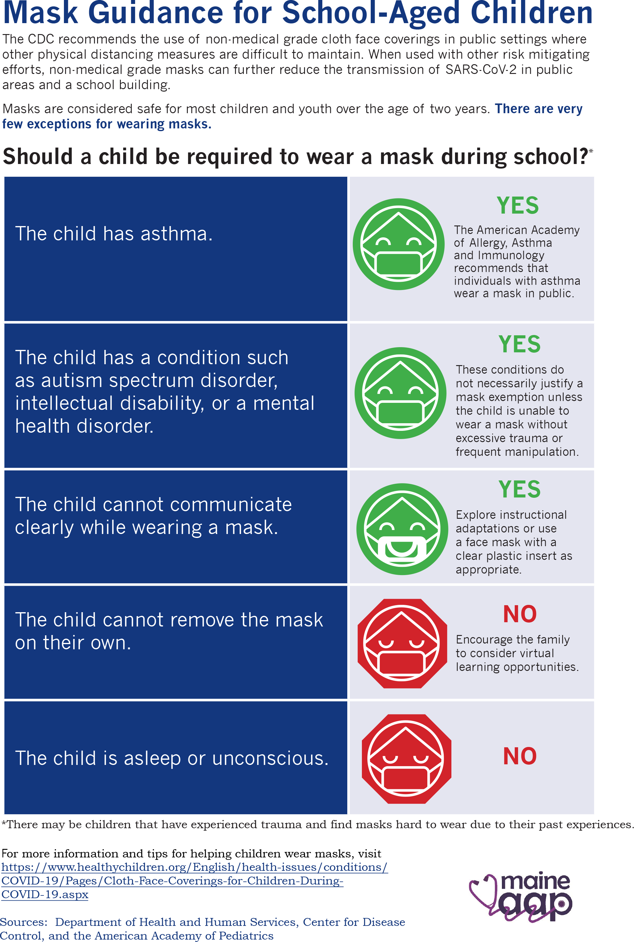 Mask Guidelines