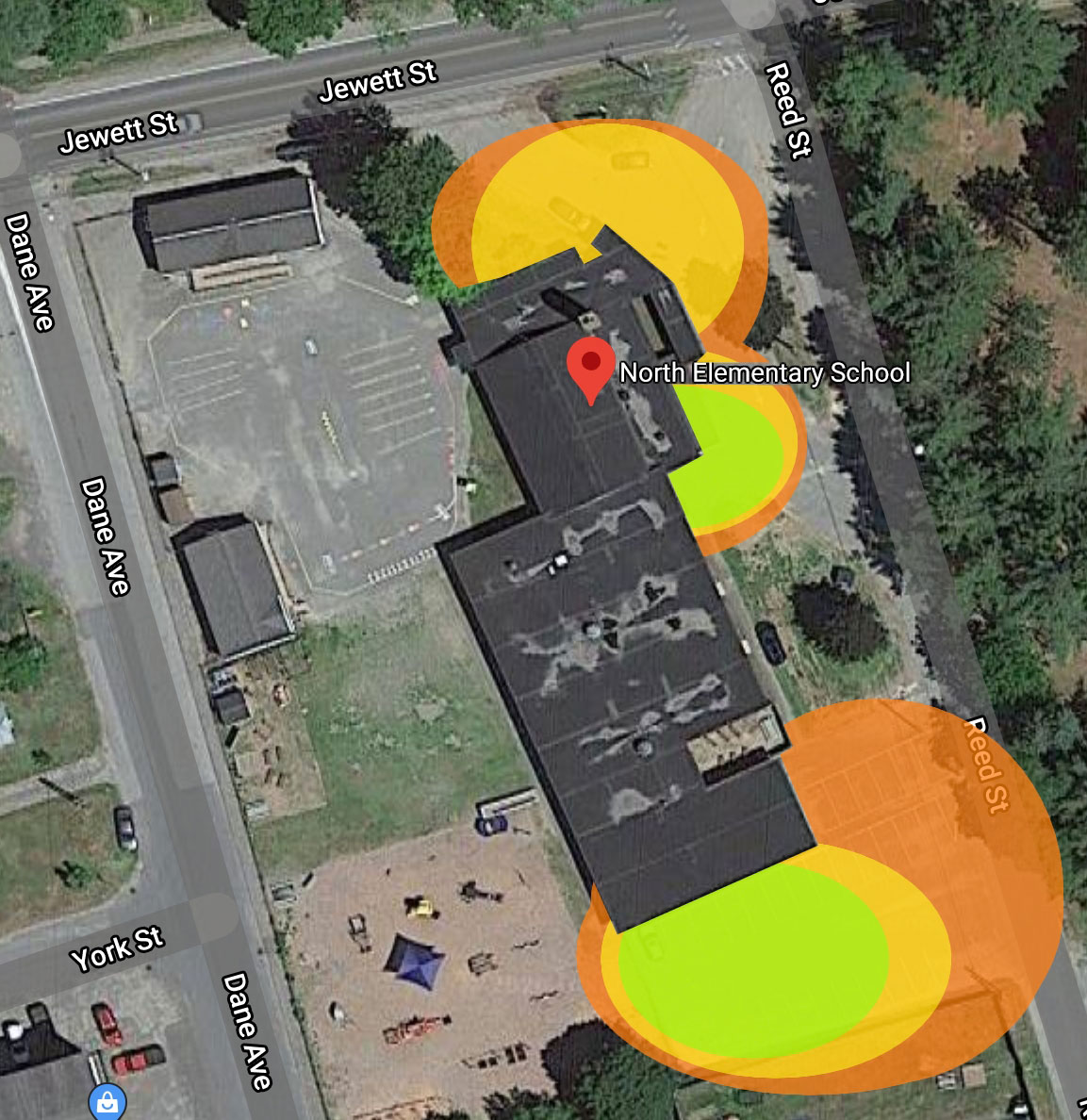 North Elementary Heatmap